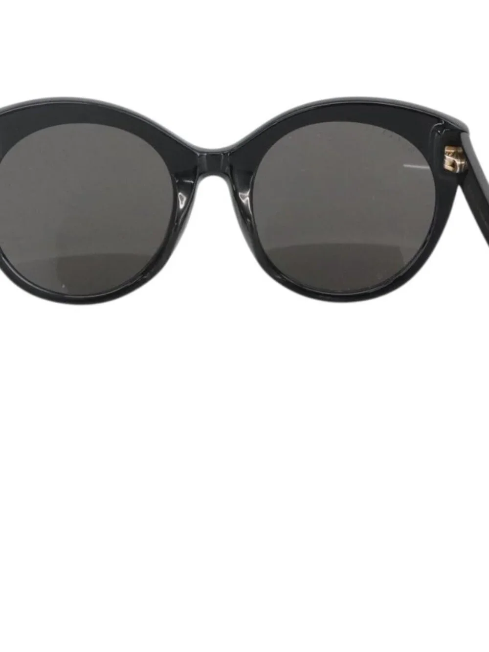 GUCCI Sunglasses plastic Black Auth bs34418